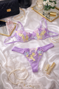 Ensemble « Violet Désir » – Dentelle sensuelle