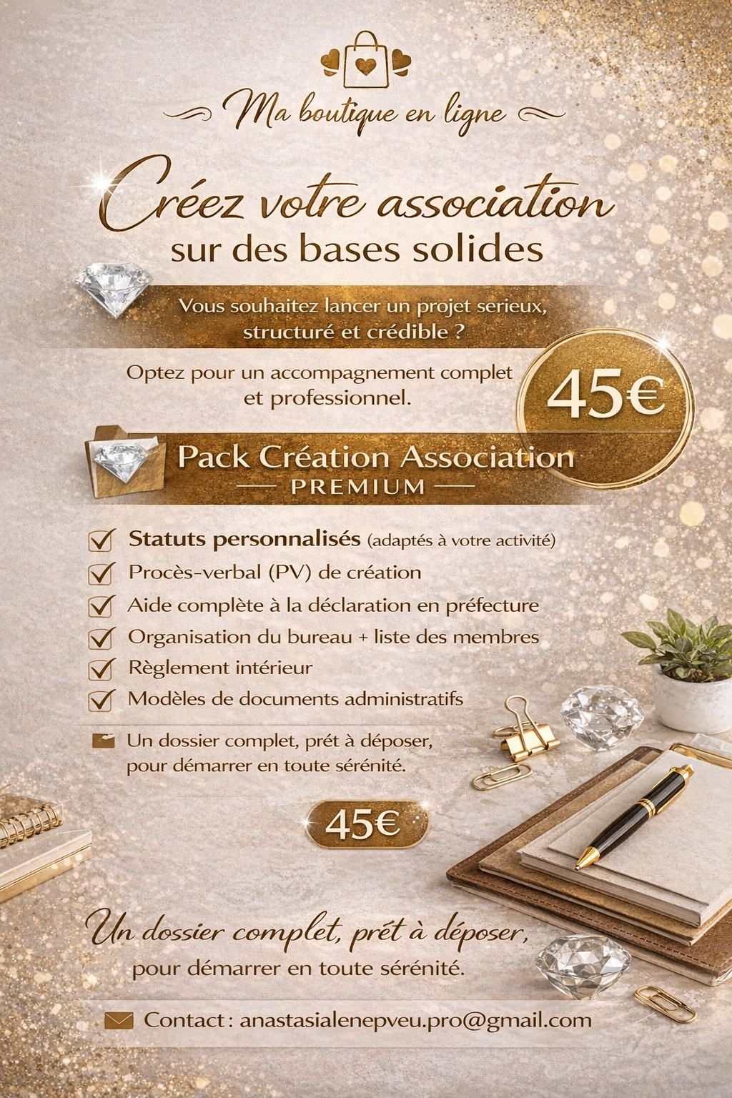 Pack Création Association – Premium